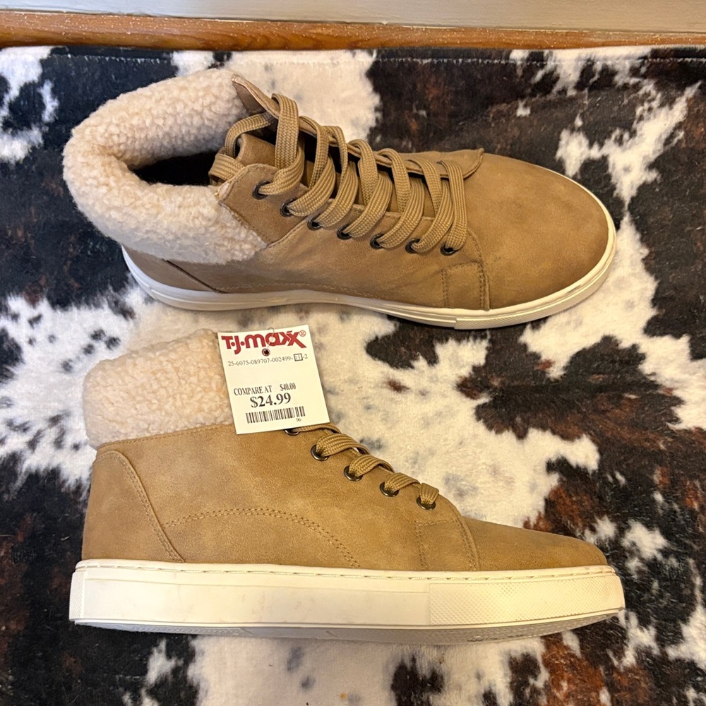 Cliffs by WHITE MOUNTAIN Men's Brown High-Top Sneakers